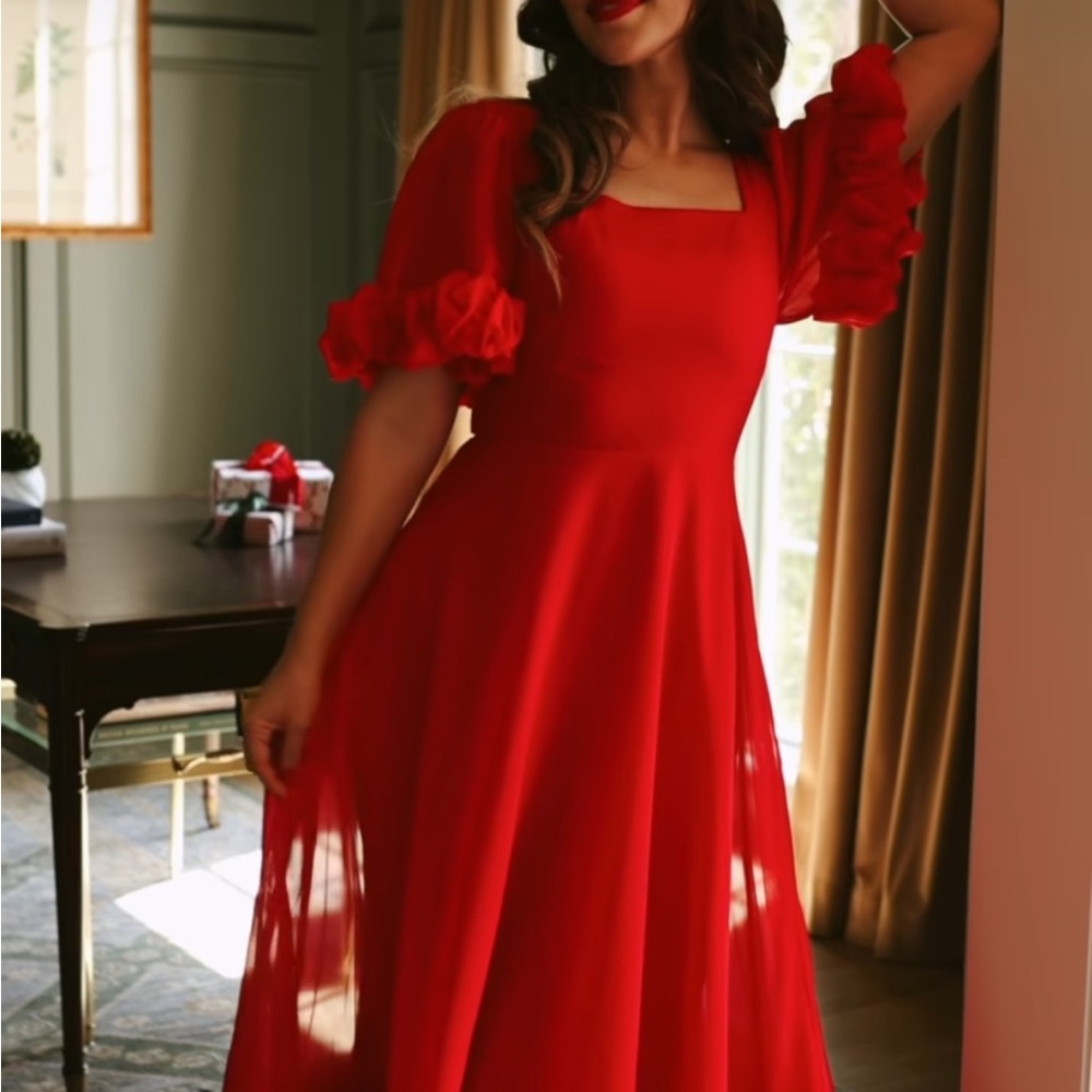 Ivy City Co Kendy Red Dress